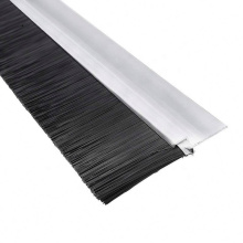 Professional  Self Adhesive  Silicone Soft Strip Brush for Aluminum  Door Bottom Cleaning